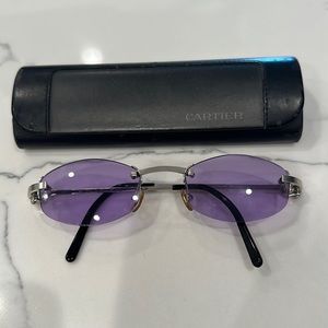 Cartier Men’s glasses. In excellent condition. With case.